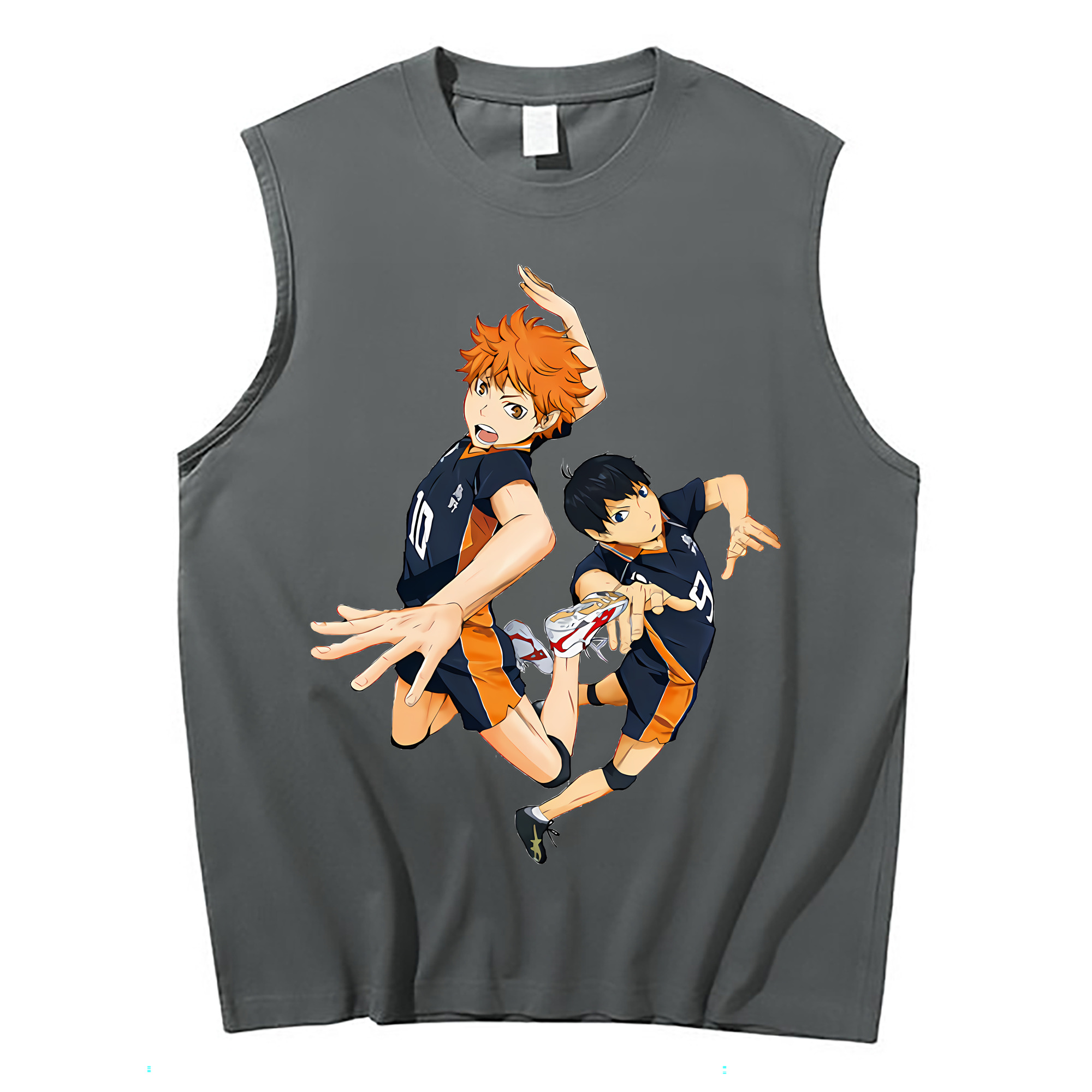（画像用） ハイキュー!! Haikyu!! コットン100％タンクトップ（フロントプリント）